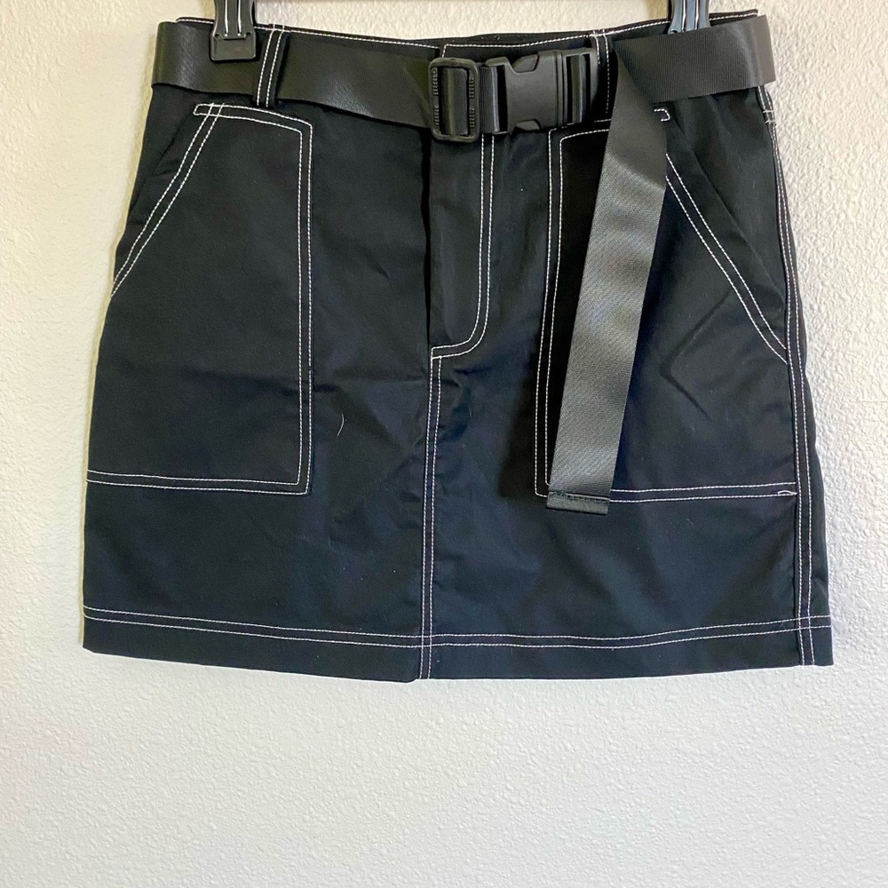 Forever 21 Black Mini Skirt with Belt